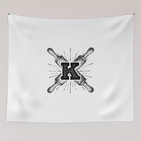 Item preview, Monogram K Baker Rolling Pins designed and sold by simplymonogram.