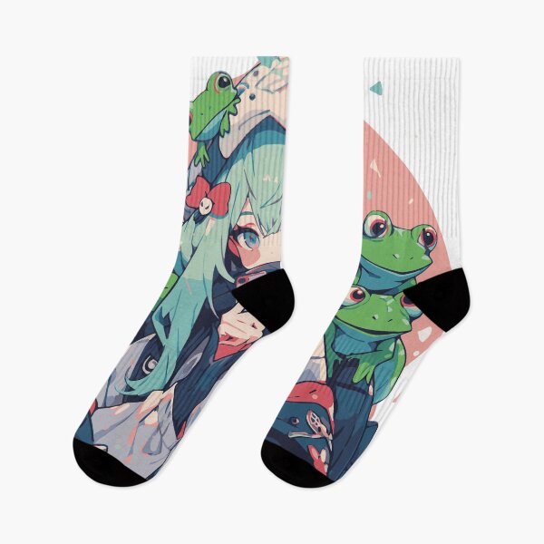 Item preview, anime harajuku lovers frogs girl designed and sold by printsandpixels.