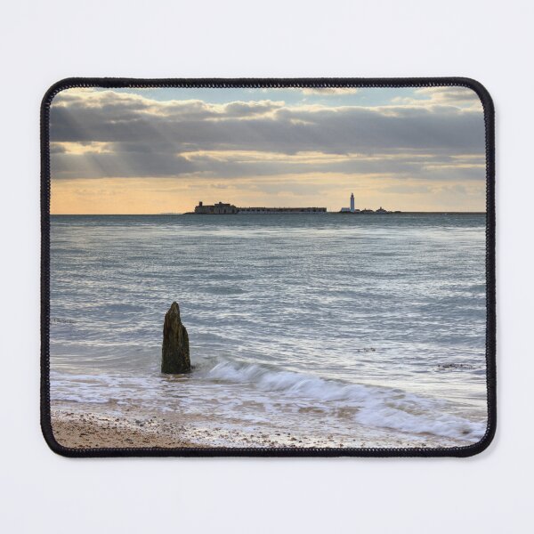 Item preview, Shafts of light over Hurst Point  designed and sold by bitm2007.