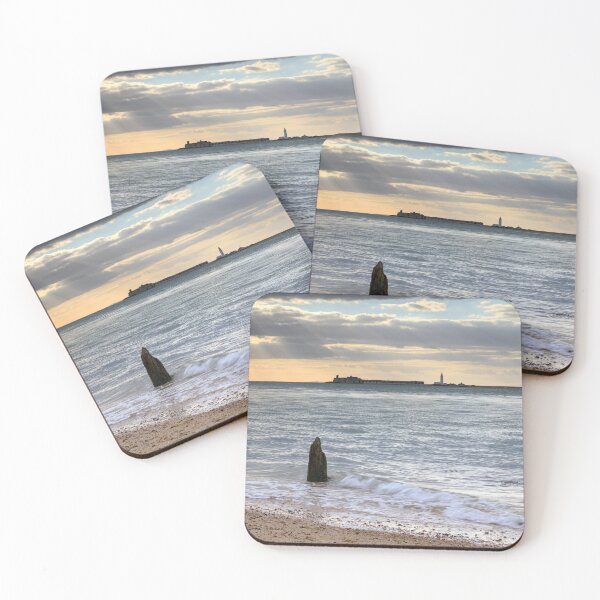 Item preview, Shafts of light over Hurst Point  designed and sold by bitm2007.
