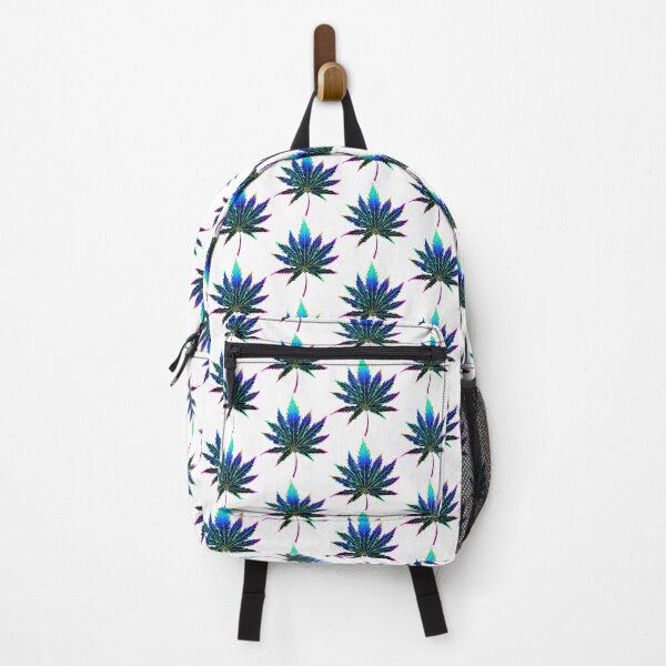 Item preview, RGB Electric Pot Leaf Vibrant Rave Style designed and sold by wojysmokes.
