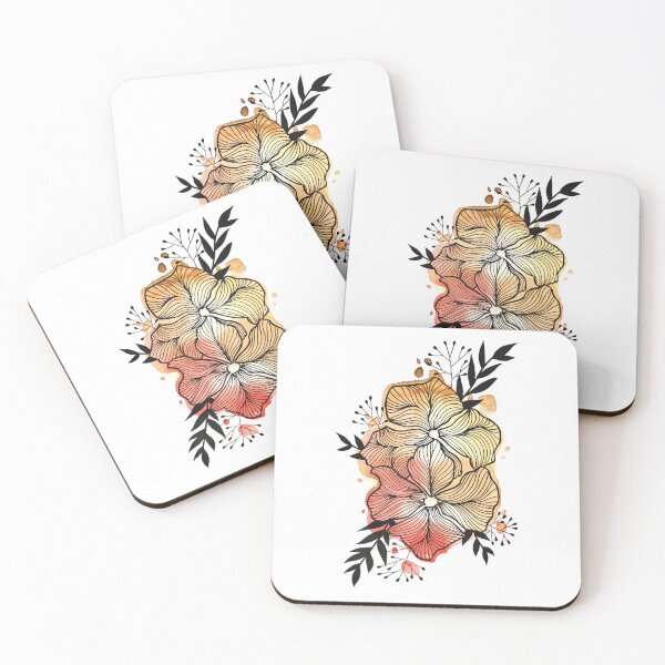 Item preview, Yellow Watercolor Flowers Lea designed and sold by BEATRIZKOBORI.