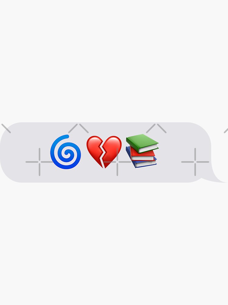 Twisted Love in Apple Emojis / Imessage Bubble Text Ana Huang Bookish  Aesthetic  Sticker for Sale by Latinoladas