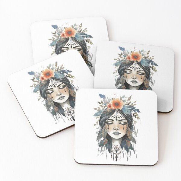 Item preview, Spiritual Incarnation: A Powerful Boho Portrait designed and sold by PixelPack Design.