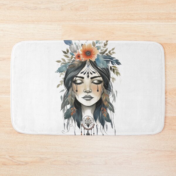 Item preview, Spiritual Incarnation: A Powerful Boho Portrait designed and sold by PixelPack Design.