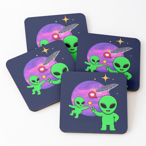 Item preview, green aliens  designed and sold by ramazis.