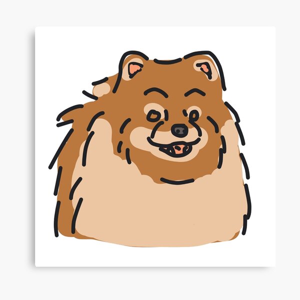 Pomeranian Memes Canvas Prints for Sale | Redbubble