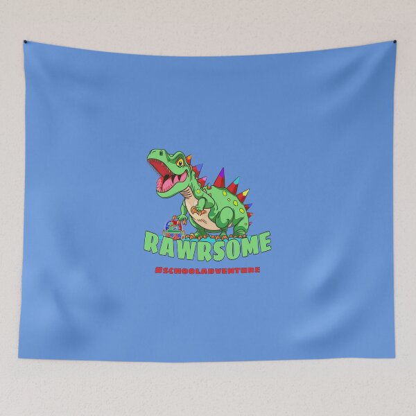 Item preview, RAWRSOME Schooladventure - Funny dinosaur designed and sold by kikidu21.
