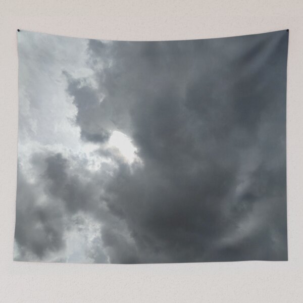 Item preview, Sun peeks over the clouds like a titan aiming to beam you designed and sold by tshuki.