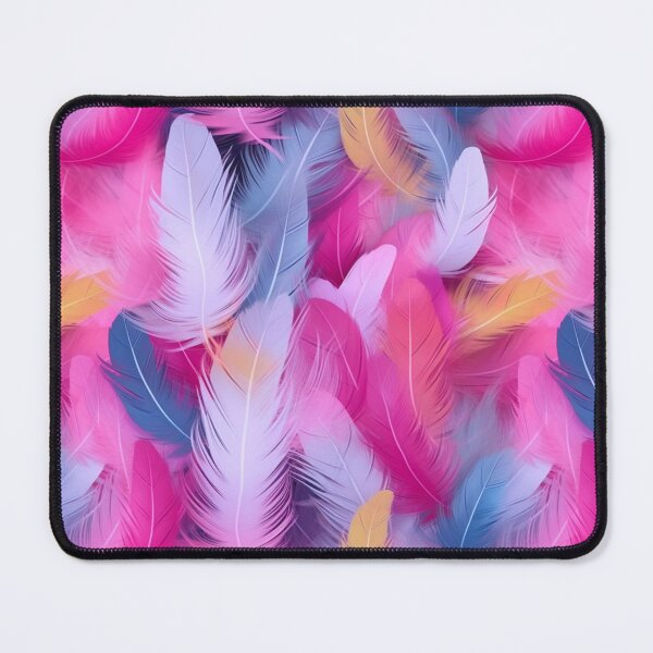 Item preview, Dainty Pink Feathers Pattern designed and sold by Sturdust.