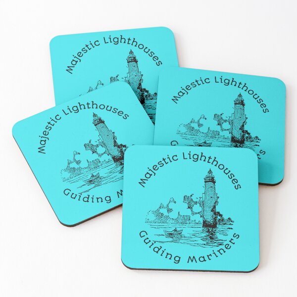 Item preview, Majestic Lighthouses Guiding Mariners designed and sold by Beverly Kempf.