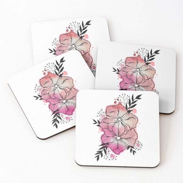 Item preview,  Pink Watercolor Flowers Lea designed and sold by BEATRIZKOBORI.