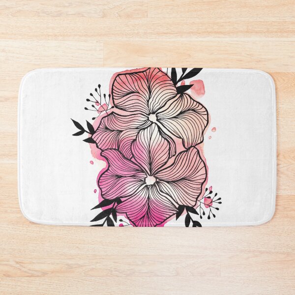Item preview,  Pink Watercolor Flowers Lea designed and sold by BEATRIZKOBORI.
