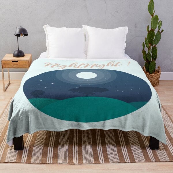 Item preview, Night Night! | Dark Nights | Night Time | Full Moon | Stars | Nature Lover | Goodnight  designed and sold by surprise-to-me.