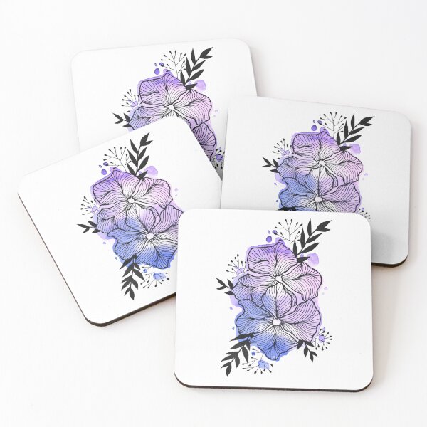 Item preview, Lilac Watercolor Flowers Lea designed and sold by BEATRIZKOBORI.