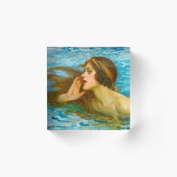 A Little Sea Maiden - William Henry Margetston Acrylic Block