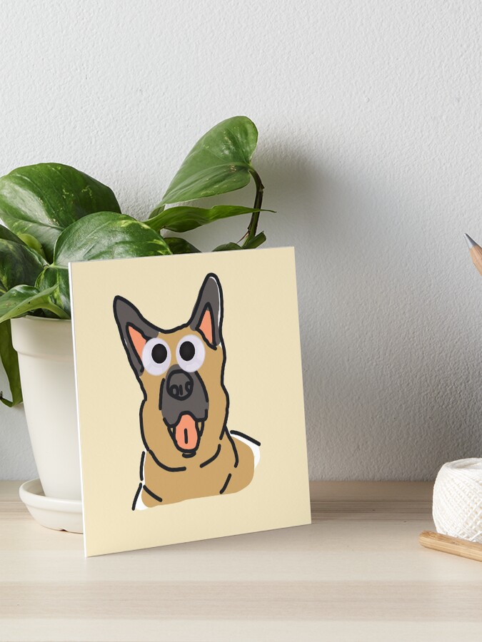 Bulldog Card Googly Eyes