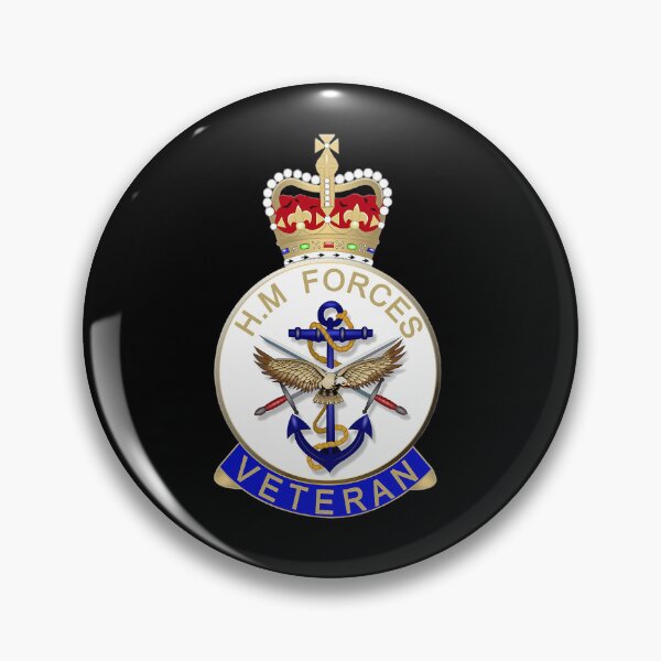 Item preview, HM FORCES VETERAN BADGE. BRITISH VETERAN.  .    designed and sold by xenajewel2iv.
