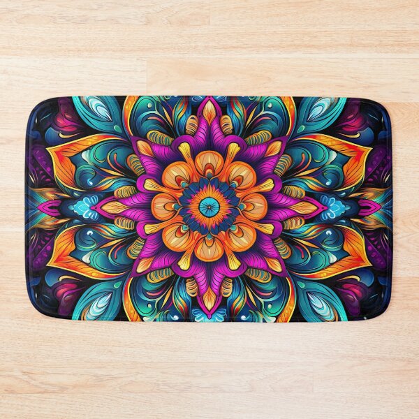 Item preview, Beautiful Colorful Sacred Geometry Mandala Art designed and sold by KL14.