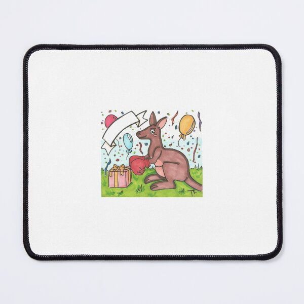 Item preview, Kangaroo with boxing gloves designed and sold by Anmioma.