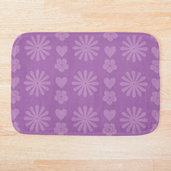 Item preview, Flower Grid Pattern Retro in Purple and Lilac designed and sold by Innovativa.