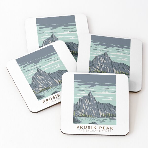 Item preview, Prusik Peak Washington Travel Art Vintage designed and sold by KrisSidDesigns.