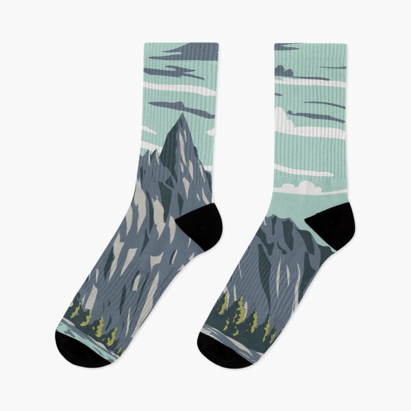 Item preview, Prusik Peak Washington Travel Art Vintage designed and sold by KrisSidDesigns.