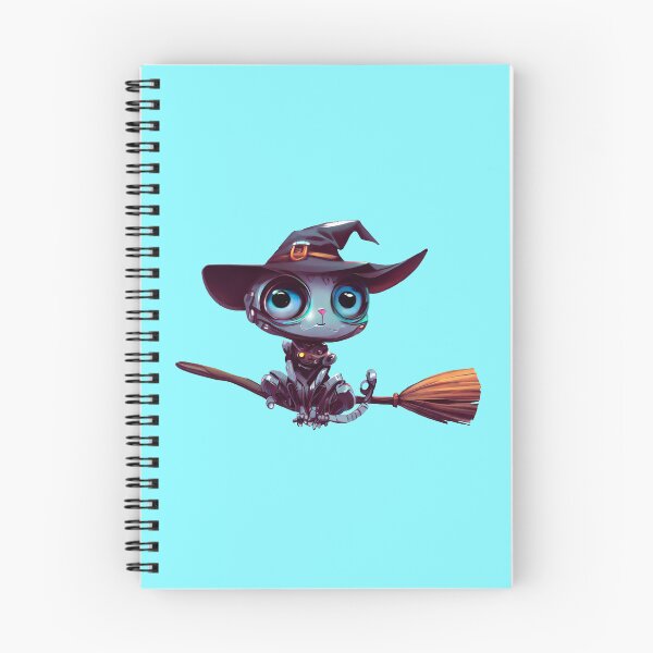 Item preview, Robo-Cat Witch Flying A Broom! designed and sold by kukamatsu.