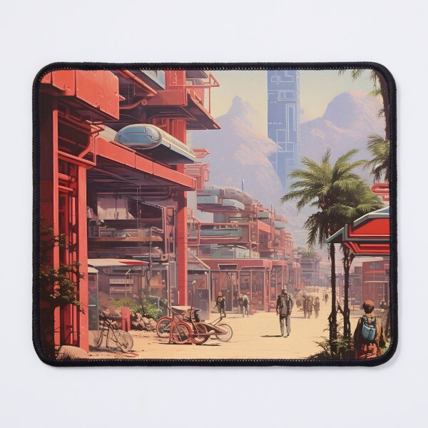 Item preview, Futuristic Tropical City designed and sold by Je-we.