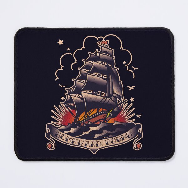 Item preview, Traditional Tattoo Sailing Ship Homeward Bound designed and sold by boec gear.