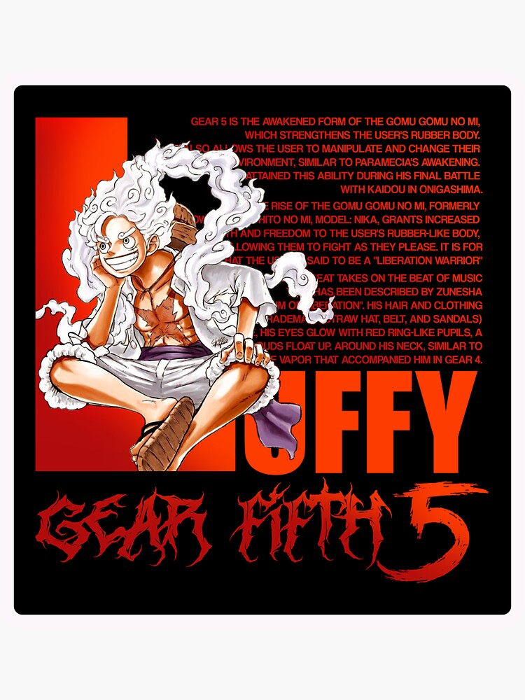Hito Hito No Mi Nika Model Luffy Gear 5 One Piece Art Fan Gifts Shirt