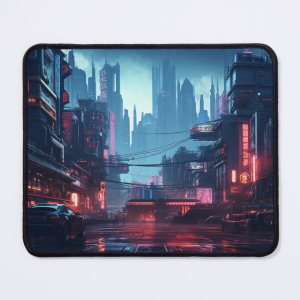 Item preview, Cyberpunk Cityscape designed and sold by AerinDigital.