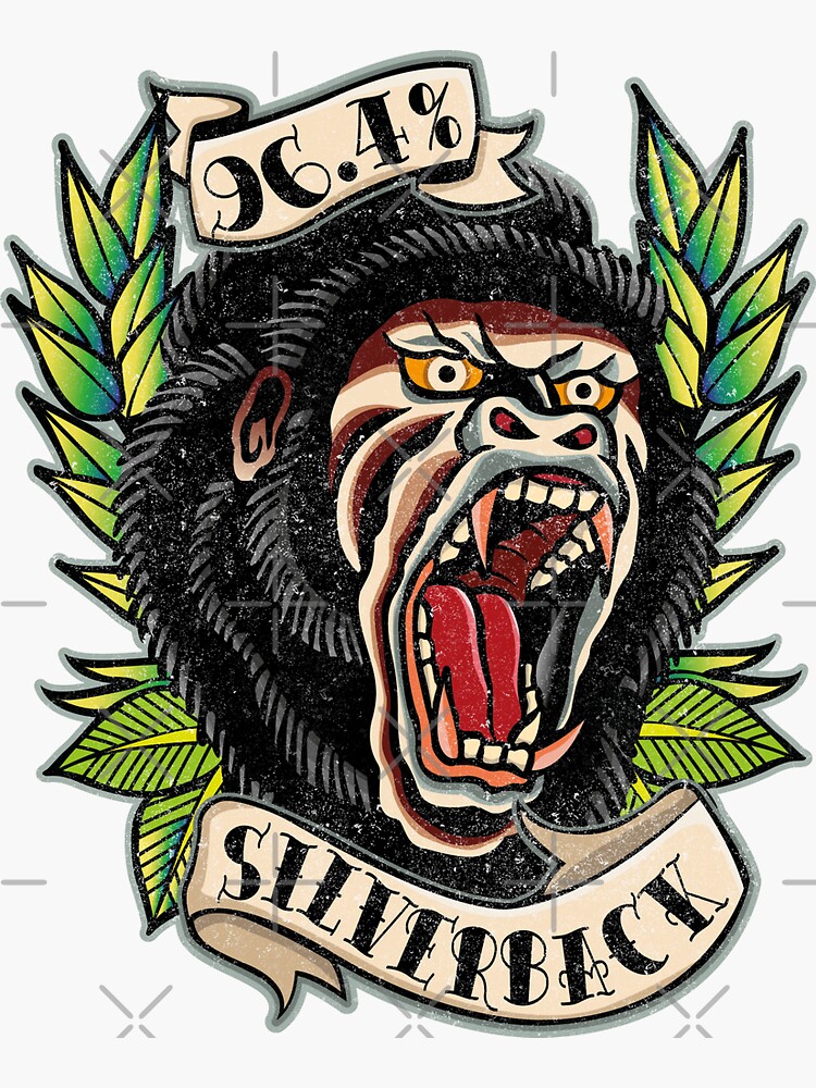 60+ Silverback Gorilla Tattoo Stock Illustrations, Royalty-Free Vector  Graphics & Clip Art - iStock