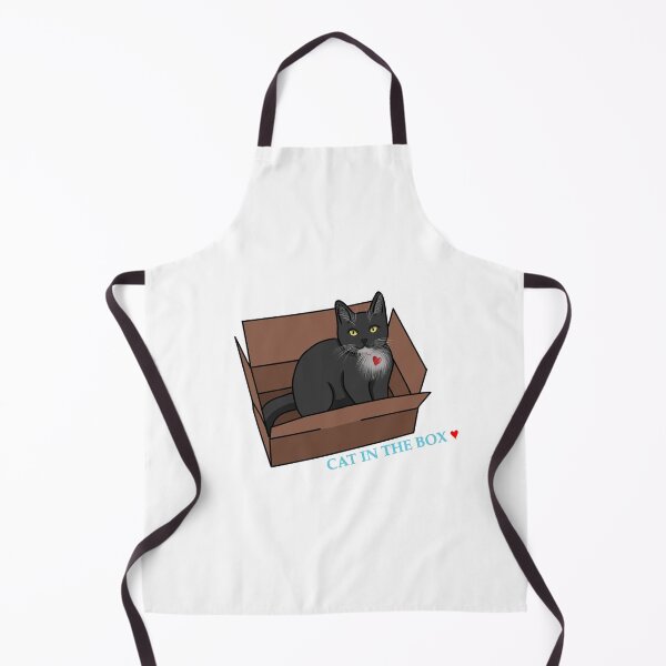 Item preview, Cat in the box funny art designed and sold by PavlineAnne.