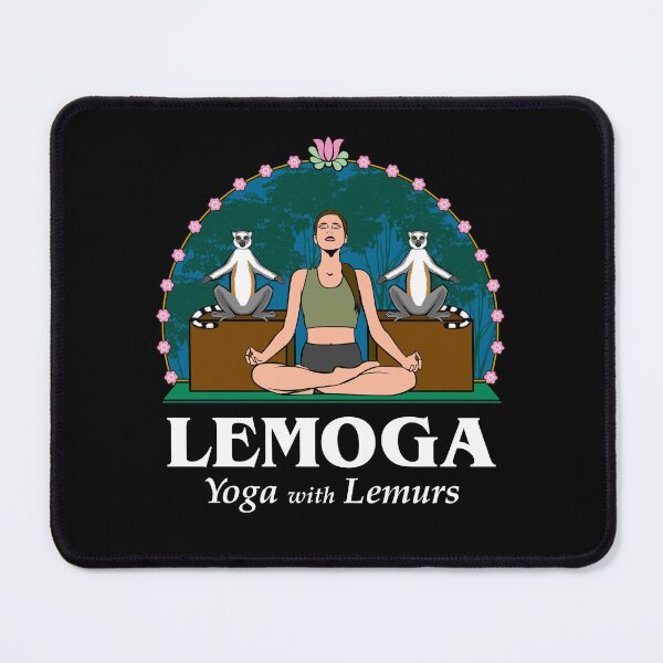 Item preview, Lemoga Yoga with Lemurs designed and sold by twHistory.