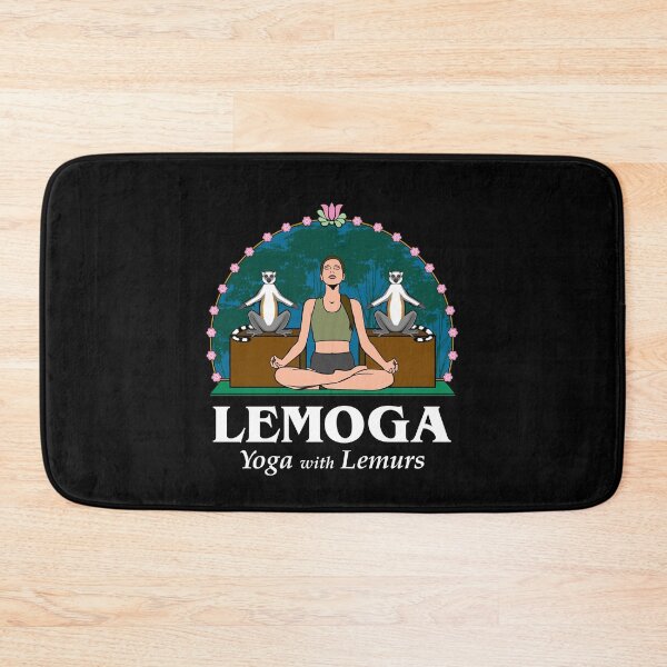 Item preview, Lemoga Yoga with Lemurs designed and sold by twHistory.