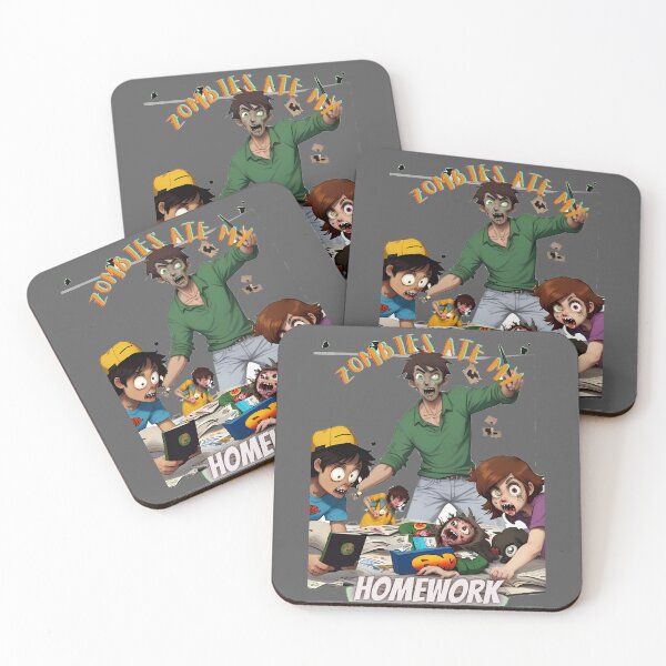 Item preview, Zombies ate my homework designed and sold by AyrDigitalArt.