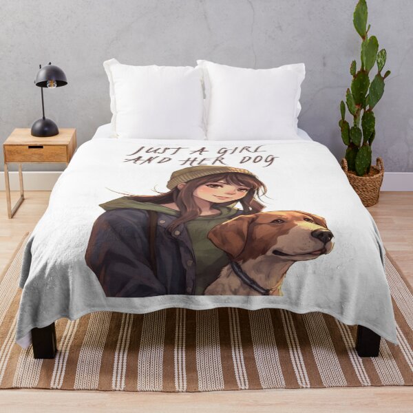 Item preview, Just a girl and her dog designed and sold by go-go-designs.