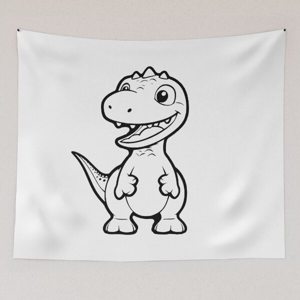Item preview, Cute dinosaur #1 designed and sold by Prints-of-Art.