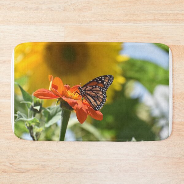 Item preview, Monarch Butterfly on Orange Flower designed and sold by Eleu Tabares.