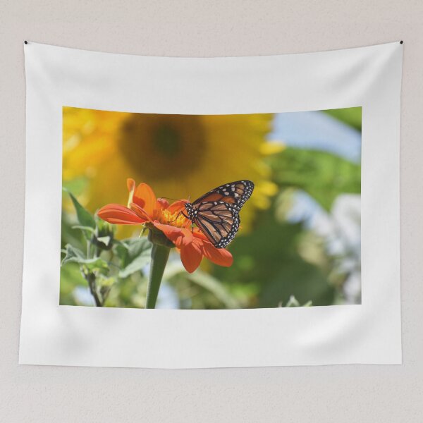 Item preview, Monarch Butterfly on Orange Flower designed and sold by Eleu Tabares.