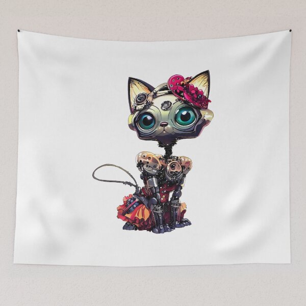 Item preview, Robo-Haute Couture Cat! designed and sold by kukamatsu.