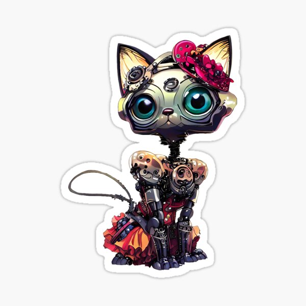 Aperçu de l'œuvre Chat Robo-Haute Couture ! créée et vendue par kukamatsu.