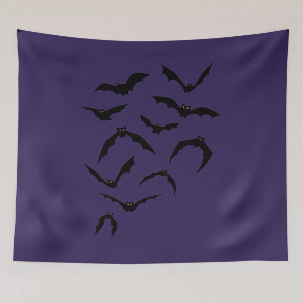 Aperçu de l'œuvre Motif de chauves-souris pour Halloween créée et vendue par By Nayla.