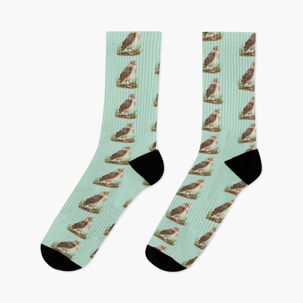 Item preview, Grasshopper Sparrow Bird Singing on the Ground designed and sold by Nick Garnhart.