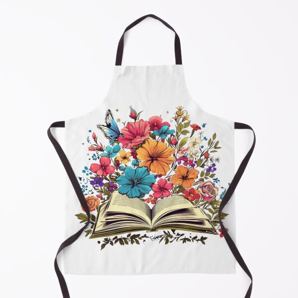 Item preview, Open Book with Wild Flowers Book Aesthetic designed and sold by ArtFromBeyond.