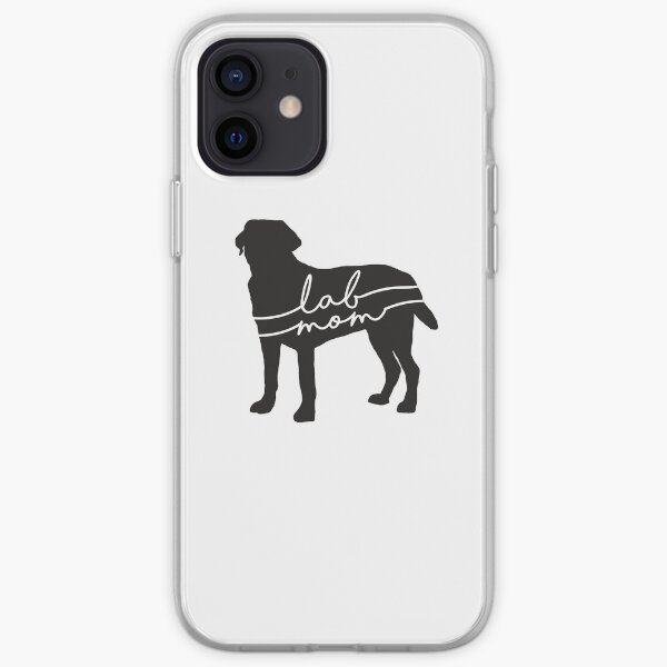 Black Lab Mom iPhone Soft Case