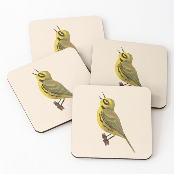 Item preview, Prairie Warbler Bird Singing from a branch designed and sold by Nick Garnhart.