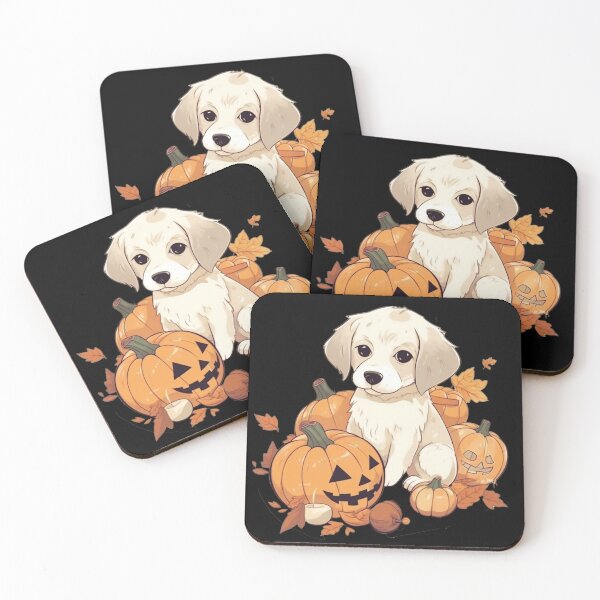 Item preview, Cute Dog Halloween Pumpkins designed and sold by go-go-designs.