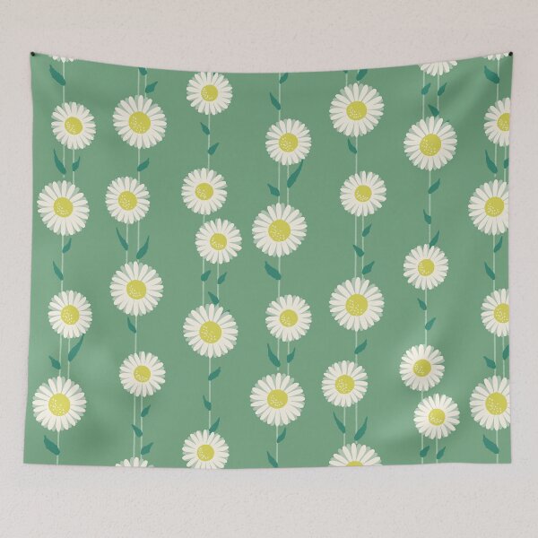 Item preview, Sweet Daisies [green] designed and sold by Aia UENO design.